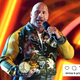 The Rock onstage accepting an MTV Movie Award